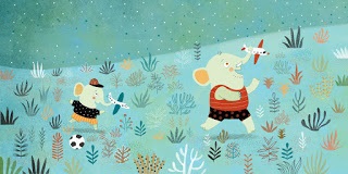 Il viaggio della mamma, immagine interna del libro Ed. Kalandraka Il viaggio della mamma, immagine interna del libro Ed. Kalandraka