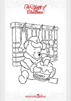 Disegno di Natale da colorare