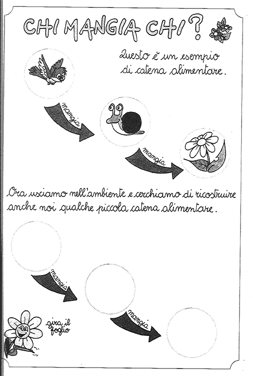Chi mangia chi? Le catene alimentari. Scheda di Serino Studio Walden Genova Chi mangia chi? Le catene alimentari. Scheda di Serino Studio Walden Genova