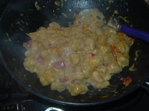 Gnocchi zucca e peperoni