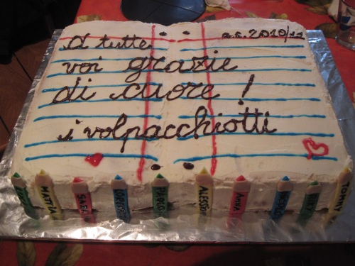 Torta quaderno di Tri
