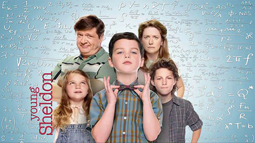 Immagine della famiglia di Sheldon, dalla serie Young Sheldon Immagine della famiglia di Sheldon, dalla serie Young Sheldon